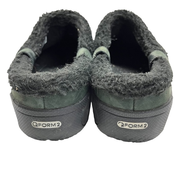 MERRELL ENCORE ICE SLIDE Slip On Mules Clogs Green Genuine Leather Shoes sz 7.5 - Picture 6 of 16